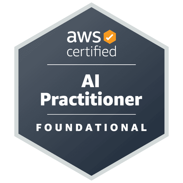 AWS AI Practitioner badge